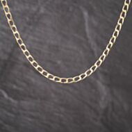 Pre-Owned 9ct Yellow Gold 18 Inch Curb Chain 41041766
