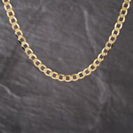 Pre-Owned 9ct Yellow Gold 18 Inch Curb Chain 41041767