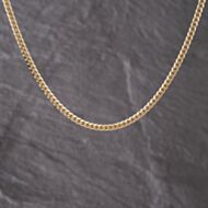 Pre-Owned 9ct Yellow Gold 16 Inch Curb Chain 41041779