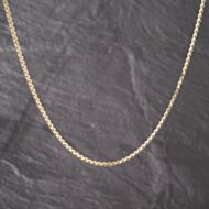Pre-Owned Vintage 9ct Yellow Gold Serpentine 21 Inch Snake Chain 41041786