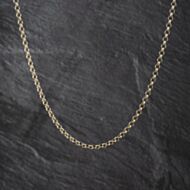 Pre-Owned 9ct Yellow Gold 22 Inch Belcher Chain 41041789