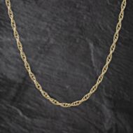 Pre-Owned 9ct Yellow Gold 20 Inch Prince Of Wales Chain 41041794