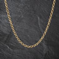 Pre-Owned 9ct Yellow Gold 21 Inch Rope Chain 41041796