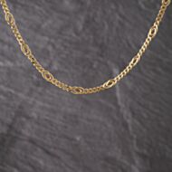 Pre-Owned 9ct Yellow Gold 18 Inch Figaro Chain 41041809