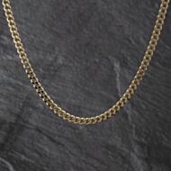 Pre-Owned 9ct Yellow Gold 22 Inch Curb Chain 41041820