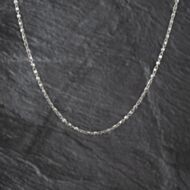 Pre-Owned 9ct White Gold 18 Inch Fancy Chain 41041830