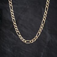 Pre-Owned 9ct Yellow Gold 22 Inch Figaro Chain 41041834