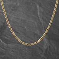 Pre-Owned 9ct Yellow Gold 28 Inch Curb Chain 41041839