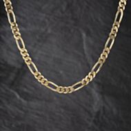Pre-Owned 9ct Yellow Gold 18 Inch Figaro Chain 41041844