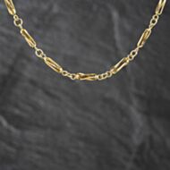 Pre-Owned 9ct Yellow Gold Fancy 18 Inch Fancy Chain 41041856
