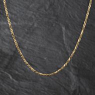 Pre-Owned 9ct Yellow Gold 26 Inch Rope Chain 41041872