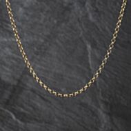 Pre-Owned 9ct Yellow Gold 22 Inch Belcher Chain 41041876
