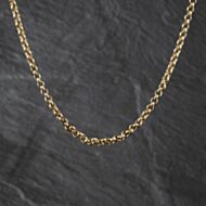 Pre-Owned 9ct Yellow Gold 17 Inch Belcher Chain 41041877