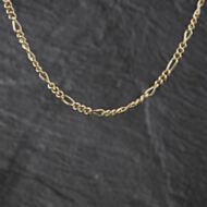 Pre-Owned 9ct Yellow Gold 17 Inch Figaro Chain 41041883