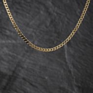 Pre-Owned 9ct Yellow Gold 18 Inch Curb Chain 41041890