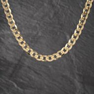 Pre-Owned 9ct Yellow Gold 18 Inch Curb Chain 41041905