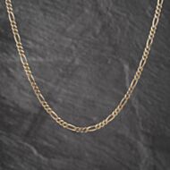 Pre-Owned 9ct Yellow Gold 18 Inch Figaro Chain 41041907
