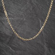 Pre-Owned Vintage Yellow Gold Guard 58 Inch Belcher Chain 41041910