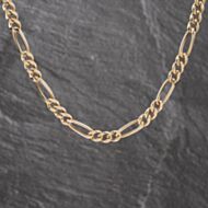 Pre-Owned 9ct Yellow Gold 20 Inch Figaro Chain 41041913