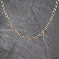 Pre-Owned 9ct Yellow Gold 28 Inch Figaro Style Chain 41041926