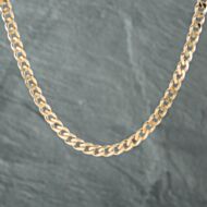 Pre-Owned 9ct Yellow Gold Heavy 20 Inch Curb Chain 41043657