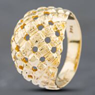 Pre-Owned 9ct Yellow Gold Bobble Dress Ring 41102036
