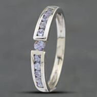 Pre-Owned 9ct White Gold Cubic Zirconia Dress Ring 41102264