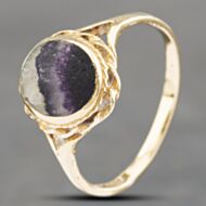 Pre-Owned Vintage 9ct Yellow Gold Oval Dress Ring 41102539