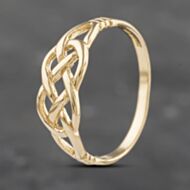 Pre-Owned 9ct Yellow Gold Celtic Style Dress Ring 41103148