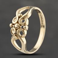 Pre-Owned 9ct Yellow Gold Open Pattern Dress Ring 41103345