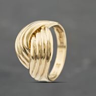 Pre-Owned 9ct Yellow Gold Woven Pattern Dress Ring 41103412