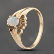 Pre-Owned Vintage Yellow Gold Opal Dress Ring 41103624