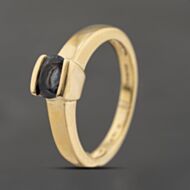 Pre-Owned 18ct Yellow Gold Topaz Oval Dress Ring 41103723