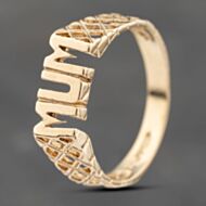 Pre-Owned 9ct Yellow Gold Mum Shaped Ring 41103747