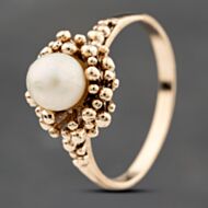 Pre-Owned Yellow Gold Cultured Pearl Dress Ring 41103749