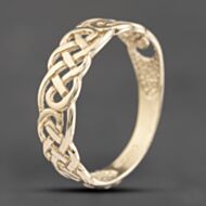 Pre-Owned 9ct Yellow Gold Celtic Dress Ring 41103759
