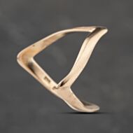 Pre-Owned Rose Gold Full Wishbone Ring 41103819