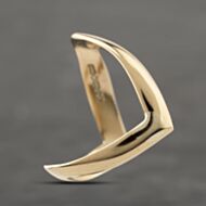 Pre-Owned 9ct Yellow Gold Full Wishbone Ring 41103941