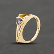 Pre-Owned 14ct Yellow Gold Tanzanite Dress Ring 41103981