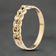 Pre-Owned 9ct Yellow Gold 1 Row Keeper Ring 41104019