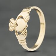 Pre-Owned 9ct Yellow Gold Claddagh Ring 41104021