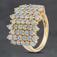 Pre-Owned 9ct Yellow Gold Opal Dress Ring 41104040