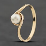 Pre-Owned 9ct Yellow Gold Cultured Pearl Dress Ring 41104086