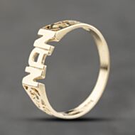 Pre-Owned 9ct Yellow Gold Nan Signet Ring 41104160