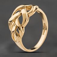 Pre-Owned 9ct Yellow Gold Open Work Dress Ring 41104222