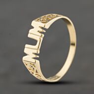 Pre-Owned 9ct Yellow Gold Mum Dress Ring 41104453