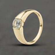Pre-Owned 9ct Yellow Gold Cubic Zirconia Single Stone Dress Ring 41104472