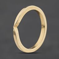 Pre-Owned 9ct Yellow Gold Half Wishbone Ring 41104612