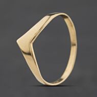 Pre-Owned 9ct Yellow Gold Half Wishbone Ring 41104613