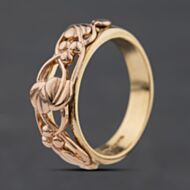Pre-Owned Clogau 9ct Two Colour Gold Tree Of Life Dress Ring 41104627